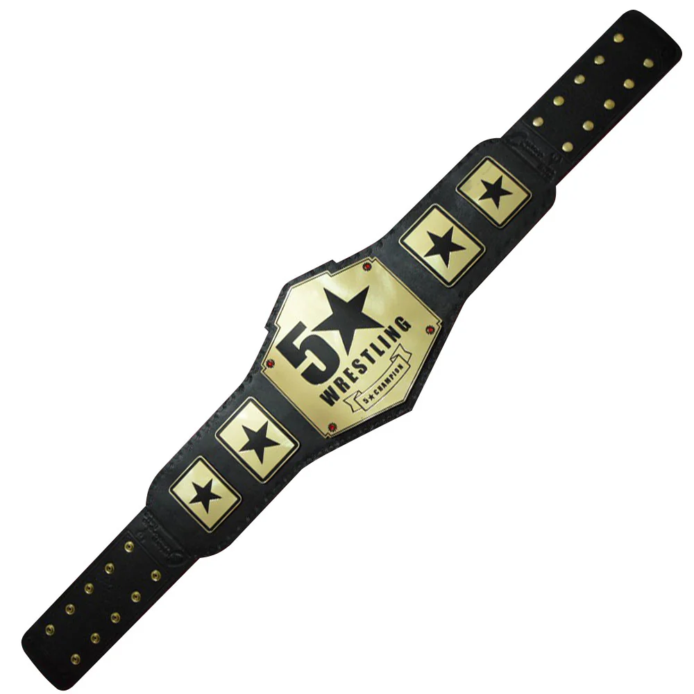 5 Star Wrestling Championship Belt - Image 4